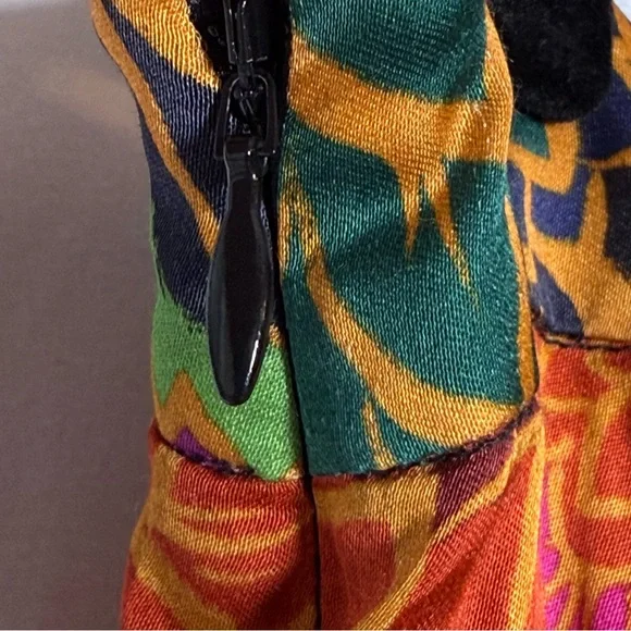 Farm Rio Vintage Garden Satin Flare Pants Womens Small NWT Luxe Boho - Picture 14 of 16